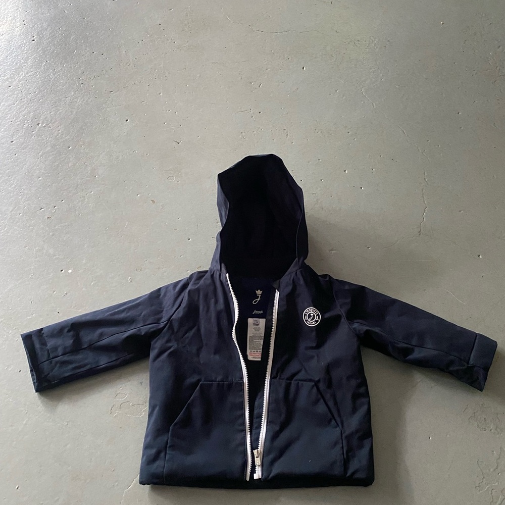 Jacadi 18mo insulated rain jacket navy